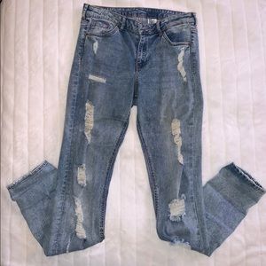 H&M Distressed Skinny Jeans